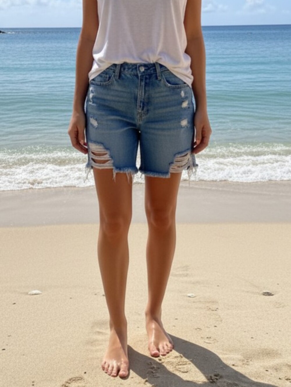Denim Blue Shorts